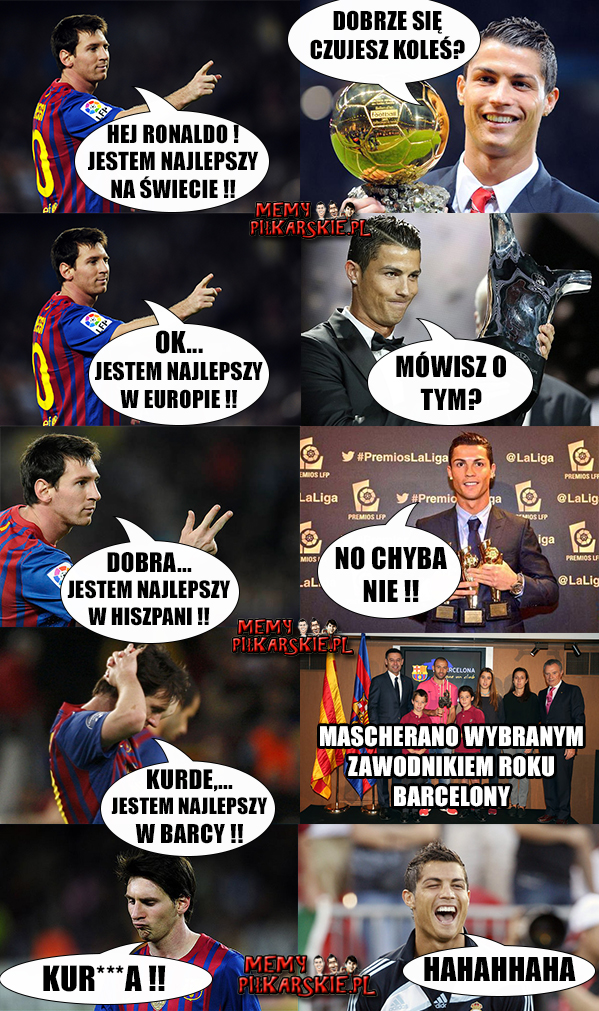 Messi, mogłeś nie kozaczyć !! :p