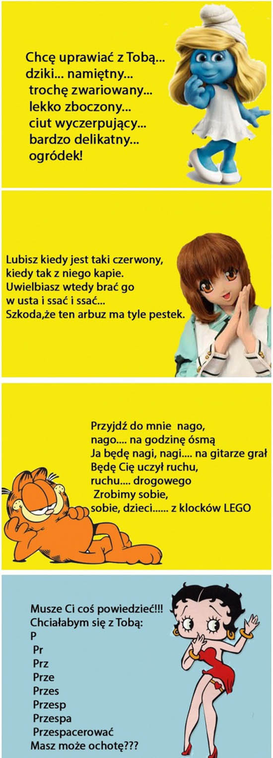 Chce uprawiać z Tobą...