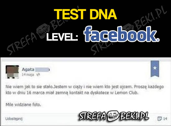 Test DNA - level Facebook