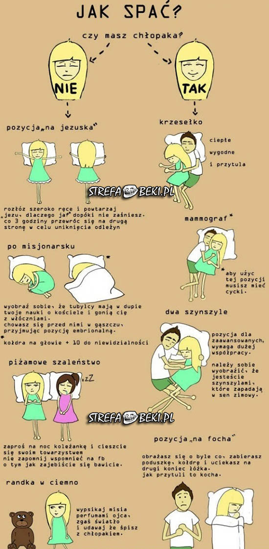 Jak spać
