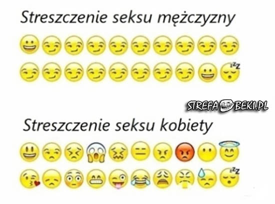 Seks mężczyzny vs seks kobiety