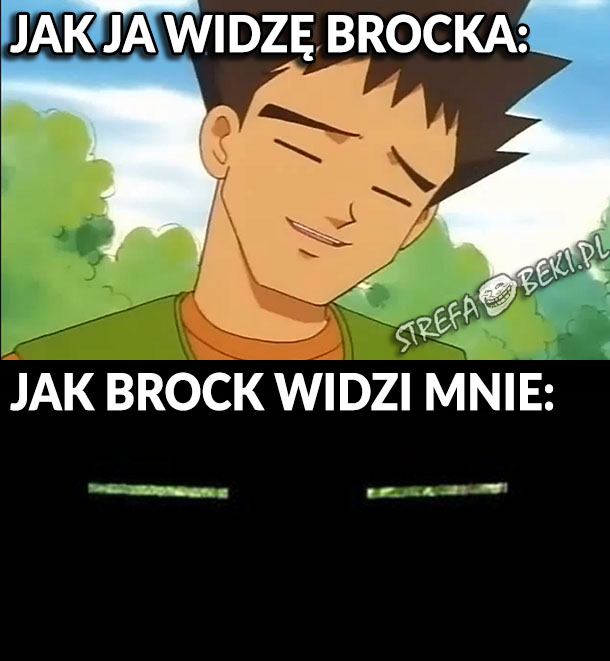 Jak ja widzę Brocka i jak om widzi mnie :D