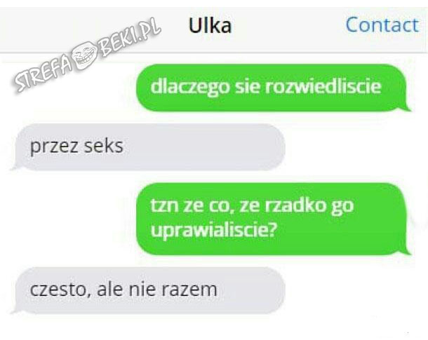 Wszystko przez seks