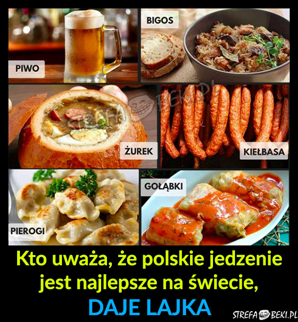 Polskie jedzenie najlepsze na świecie