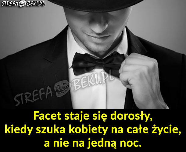 Dorosły facet