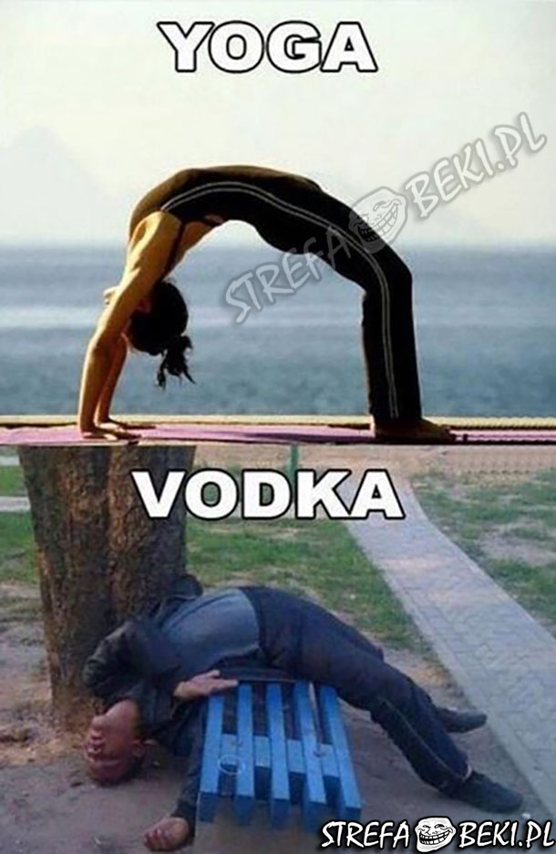 Yoga vs Vodka :D
