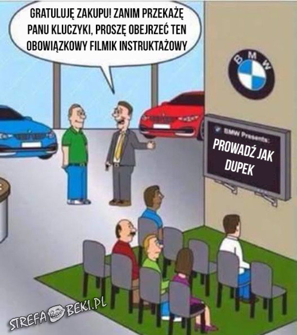 Filmik instruktażowy dla kierowców BMW