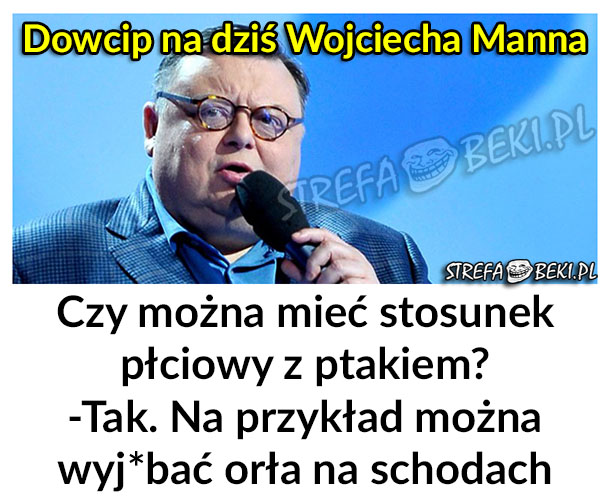 Dowcip Wojciecha Manna