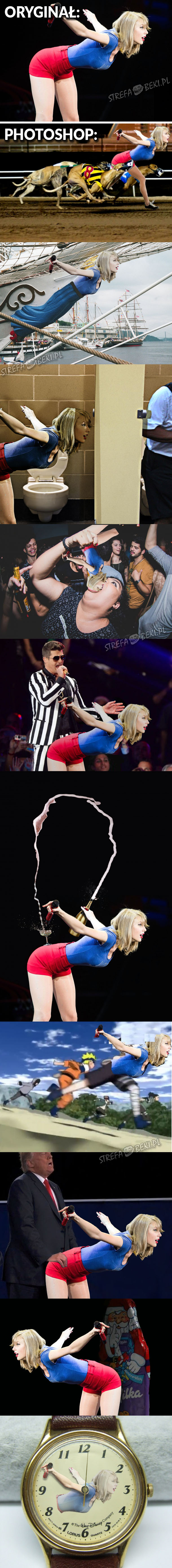 Taylor Swift i mistrzowie Photoshopa