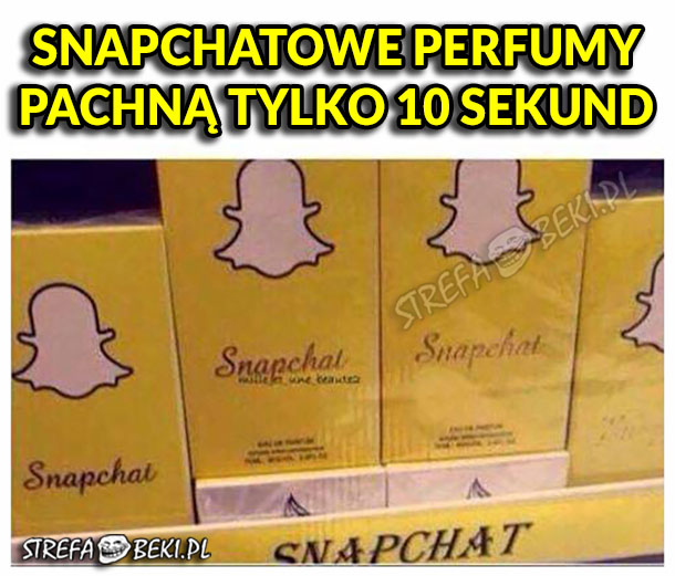 Snapchatowe perfumy