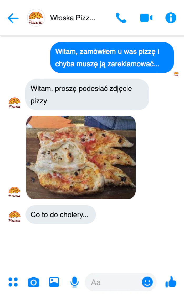 Reklamacja pizzy