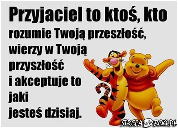 Przyjaciel to ktoś...