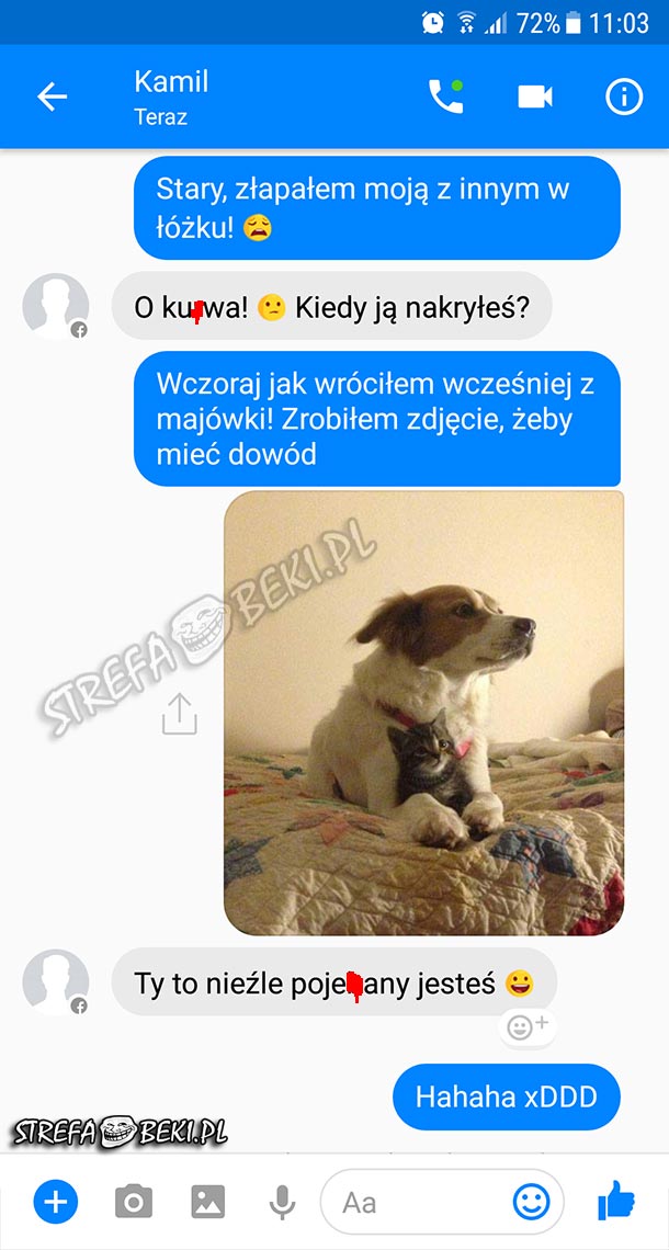 Nakrył ją