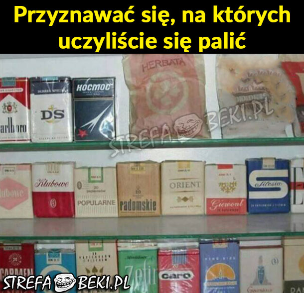 Przyznawać się!