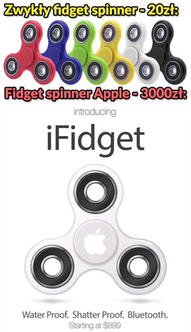 Fidget spinner od Apple