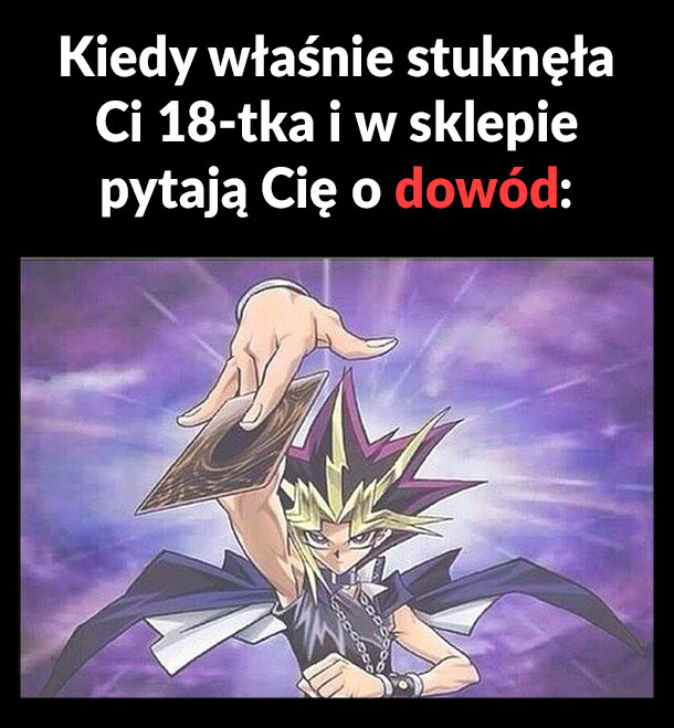 To uczucie :D