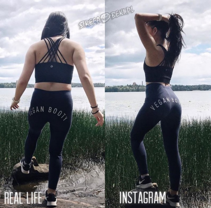 Prawdziwe życie vs Instagram 