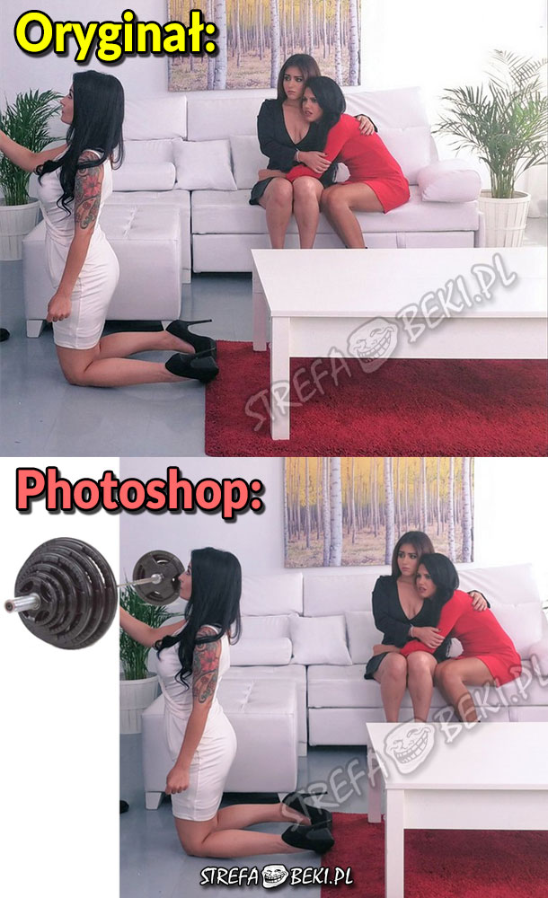 Oryginał vs photoshop :D