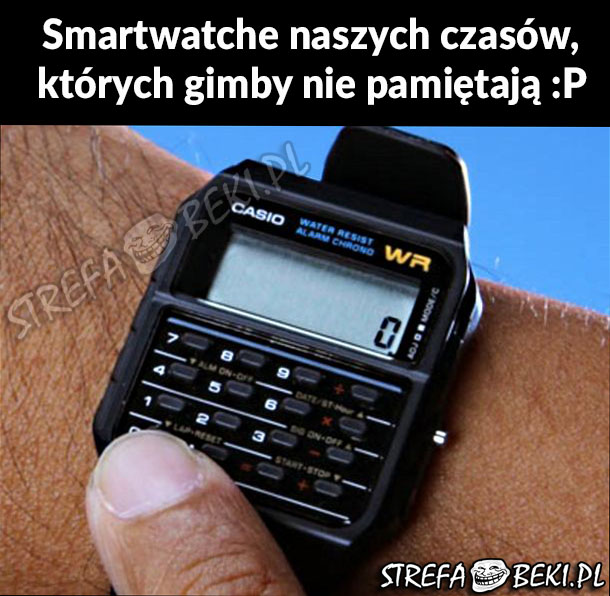 Smartwatche kiedyś