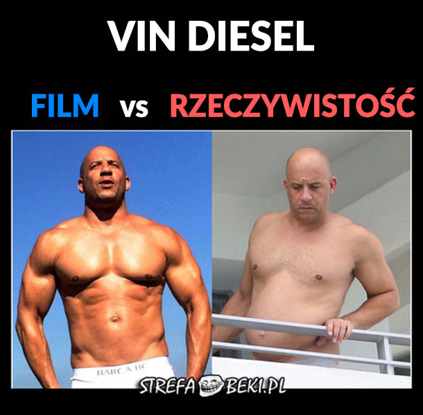 Vin Diesel: film vs rzeczywistość