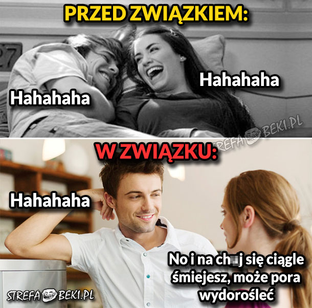 Przed i po związku :D