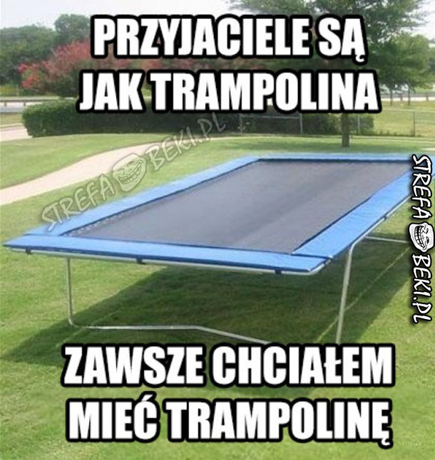 PRZYJACIELE SĄ JAK TRAMPOLINA