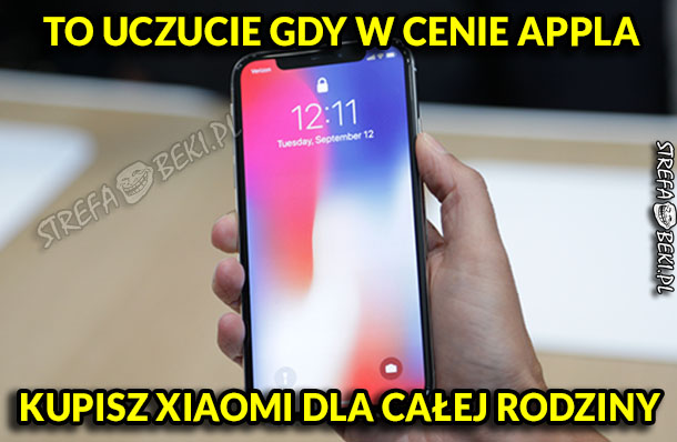 To uczucie gdy w cenie Appla...