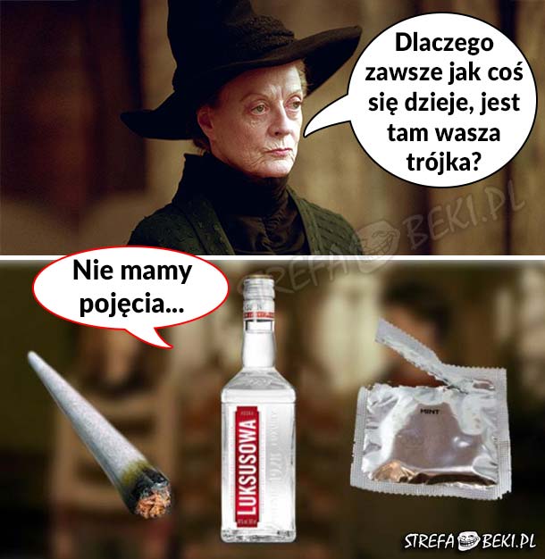 Ach ta trójka...