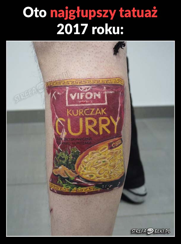 Najgłupszy tatuaż 2017 roku