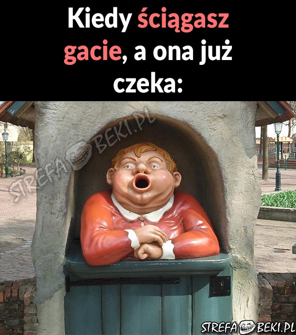 Ona już czeka :D