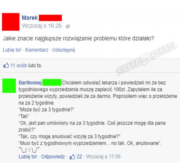 Nie ma głupich rozwiązań 