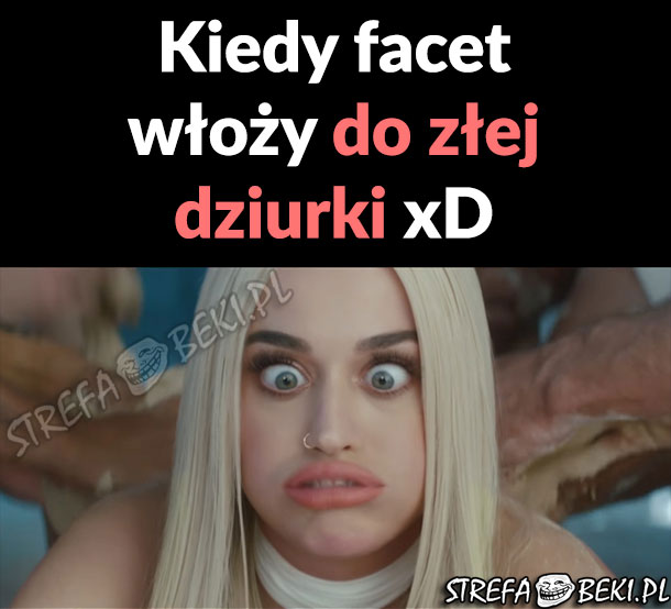 Nie ta dziurka :D