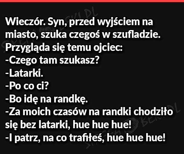 Latarka na randce to rzecz niezbędna :D