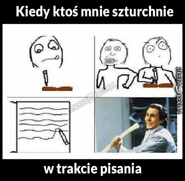 Kiedy ktoś mnie szturchnie