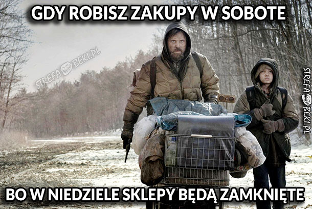 Jutro sklepy zamknięte