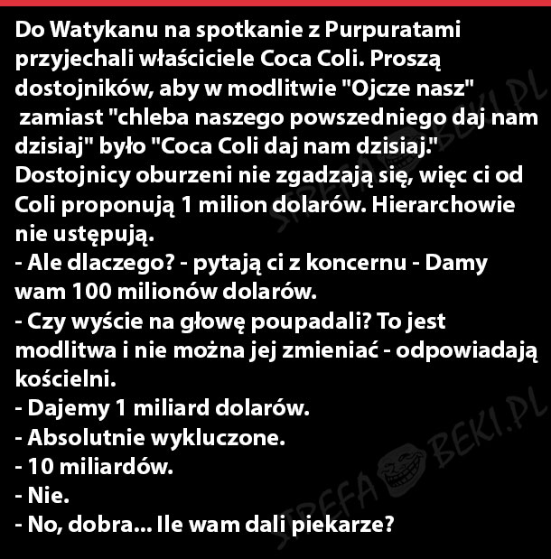 Prośba do Watykanu :D