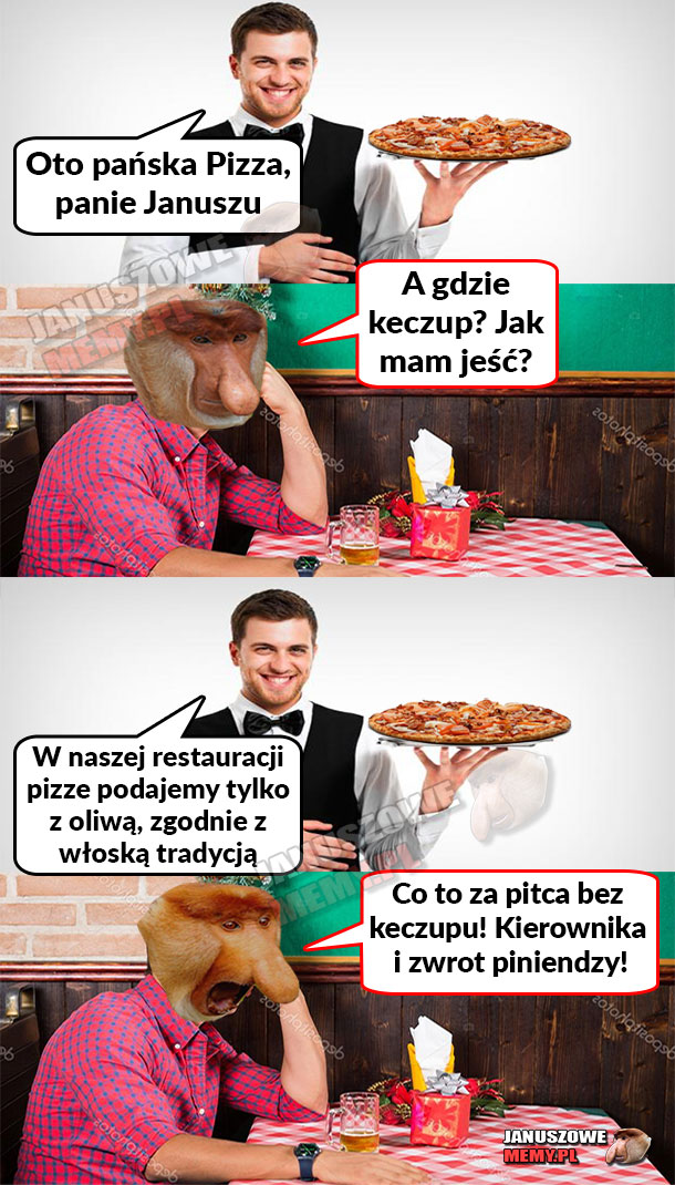 Janusz w pizzerii :D