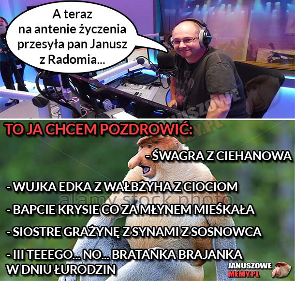 Janusz na antenie :D