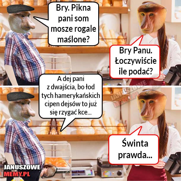 Janusz w piekarni :D