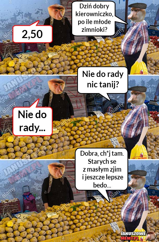 Janusz kupuje ziemniaki :D