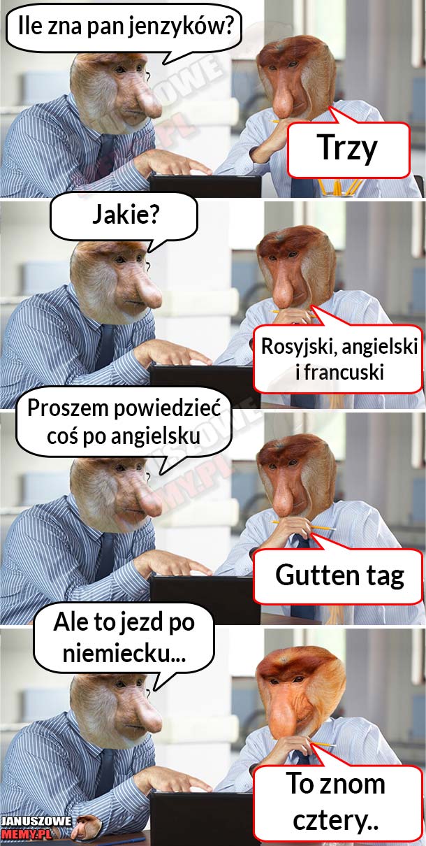 Janusz poliglota :D