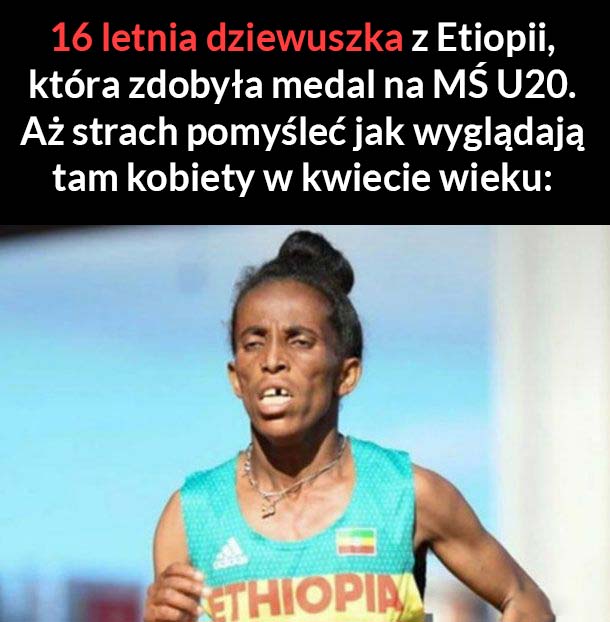 Dziewuszka z Etiopii...