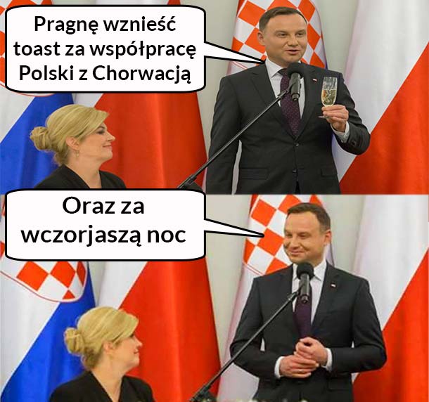 Duda z Prezydent Chorwacji :D