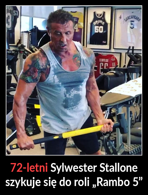 72-letni Sylwester Stallone 