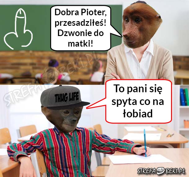 Pioter przesadził 