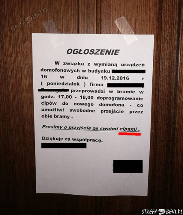 Ogłoszenie