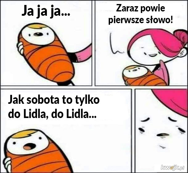 Pierwsze słowa :D