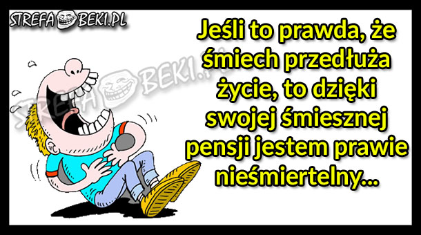 Śmiech przedłuża życie