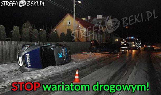 Stop wariatom drogowym