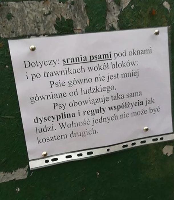 Przekaz do właścicieli psów :D